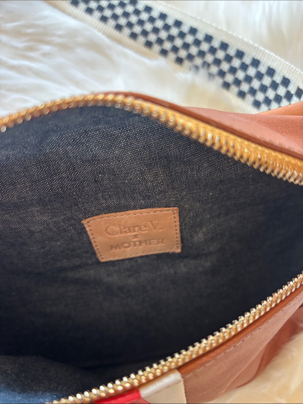 Clare V. x MOTHER Fanny Pack in Breton Stripe - Picture 7 of 8